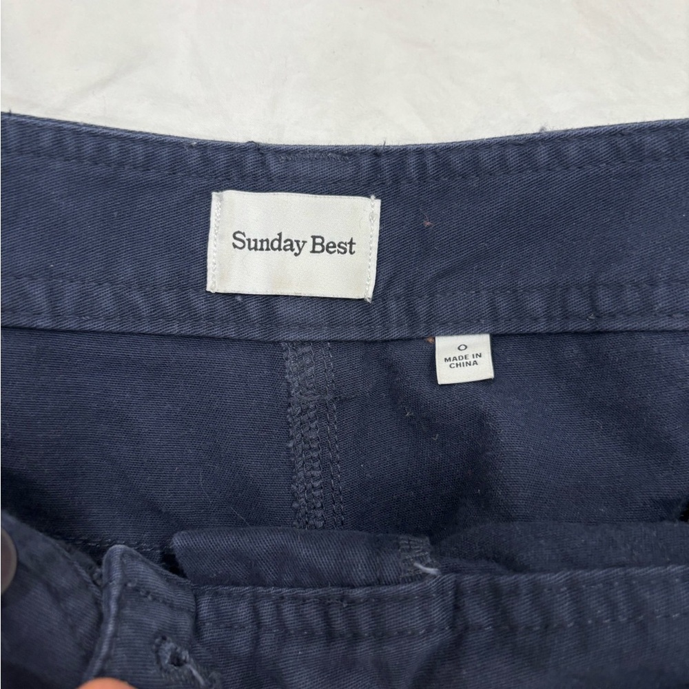 Aritzia Navy Cargo Pants - Picture 7 of 8